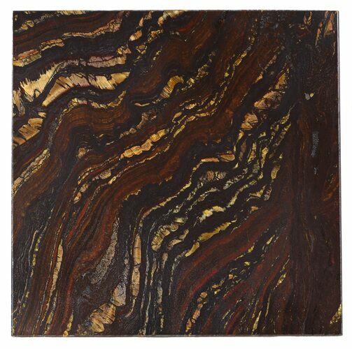 Tiger Iron Stromatolite Shower Tile - Billion Years Old #48782